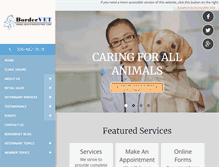 Tablet Screenshot of bordervet.vetmatrixbase.com