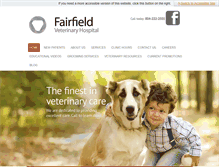 Tablet Screenshot of fairfieldvethosp.vetmatrixbase.com